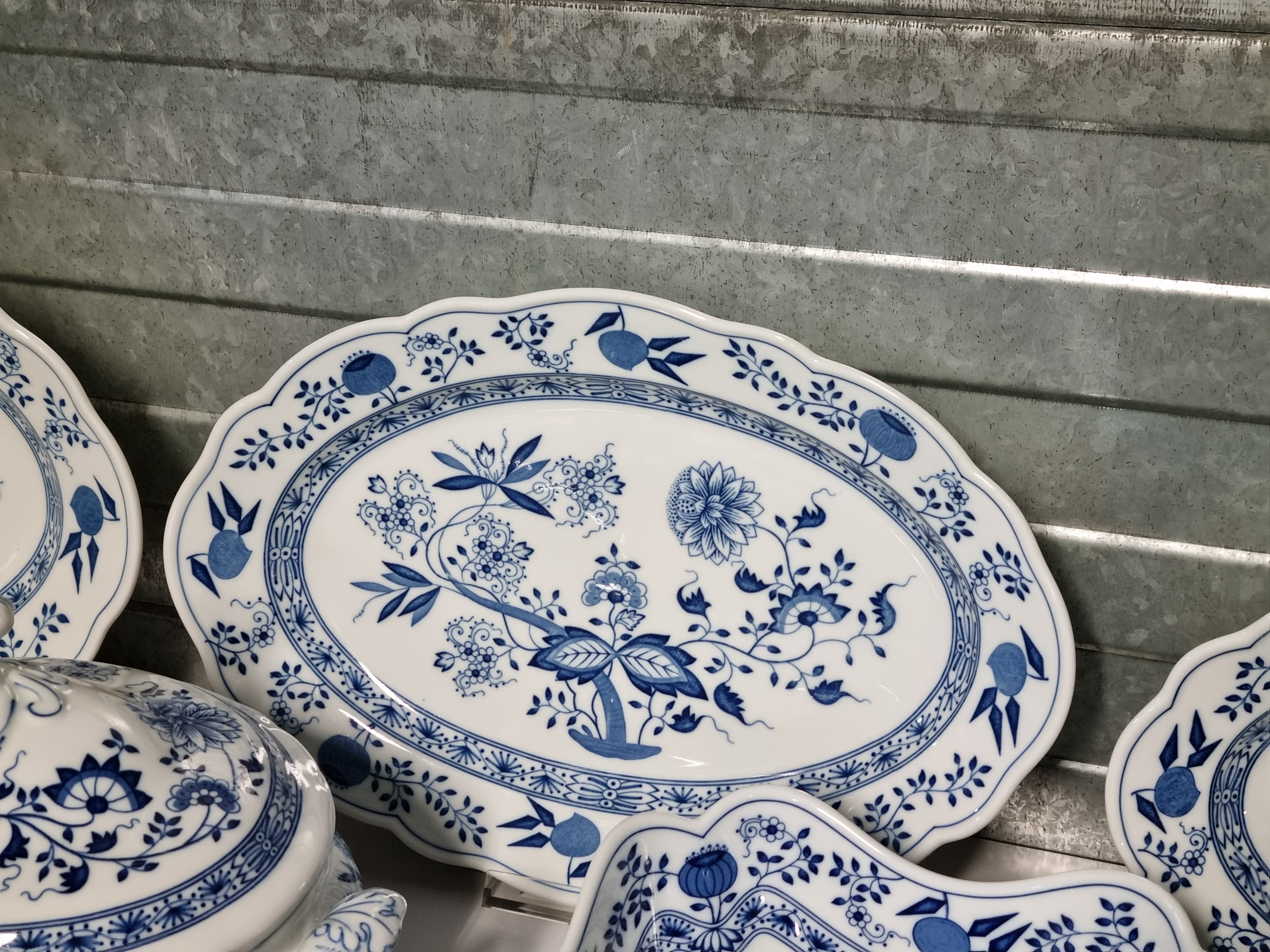 Zwiebelmuster Hutschenreuther compleet eetservies 8 personen