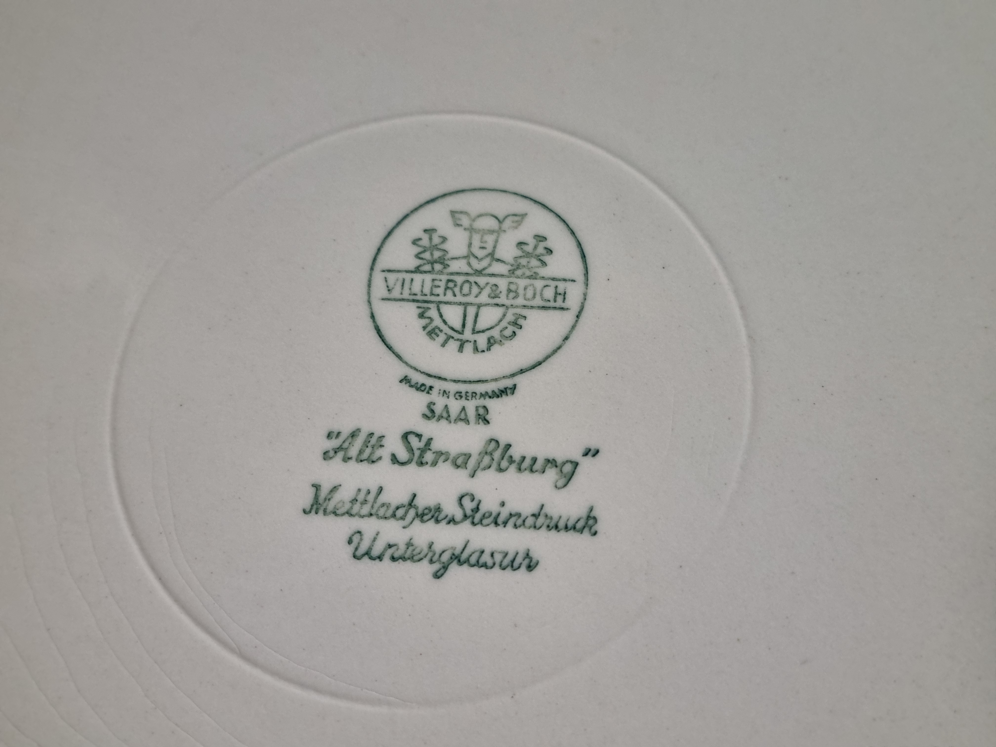 Villeroy en Boch Alt Strassburg bord pannenkoekenbord 33 cm
