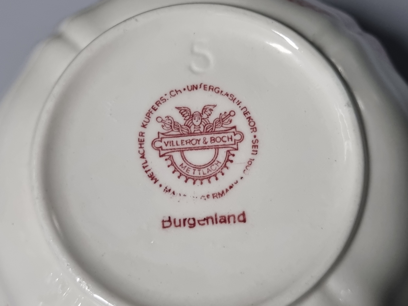 Villeroy en Boch Burgenland rood Theepot 0,6 liter