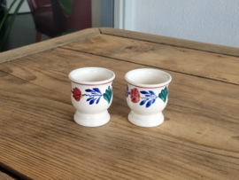 Oud Boerenbont Societe Ceramique 483a Set 2x Eierdopje