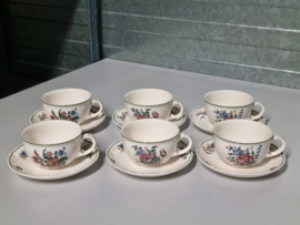 Villeroy en Boch Alt Strassburg Set 6x thee kop en schotel