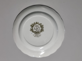 Engels Ridgway Windsor groen gekleurd Ontbijtbordje 19,5 cm