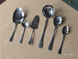 Complete bestekset 12 personen Inox parelrand 66 delen