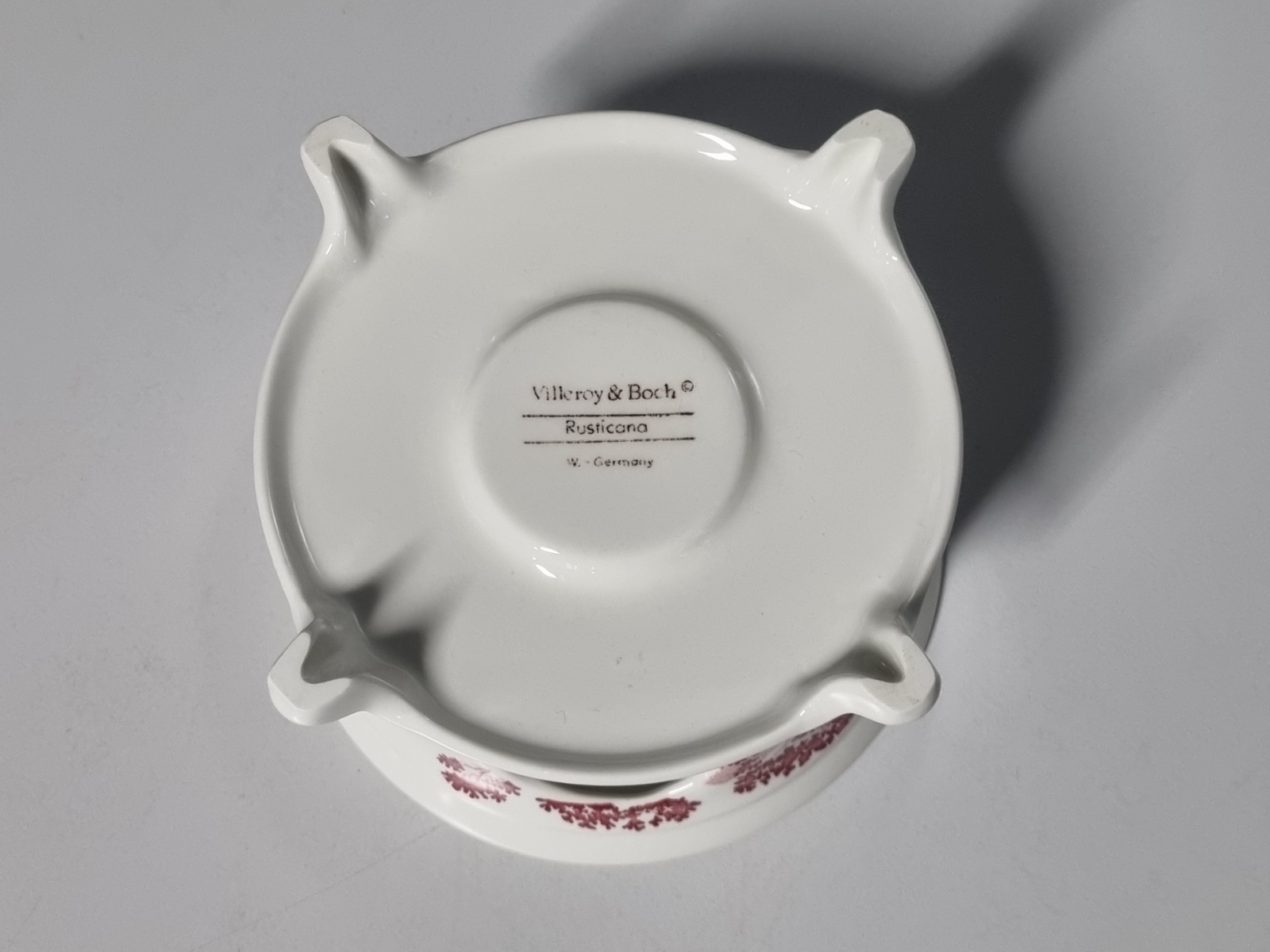 Villeroy en Boch Rusticana rood Theelicht op pootjes