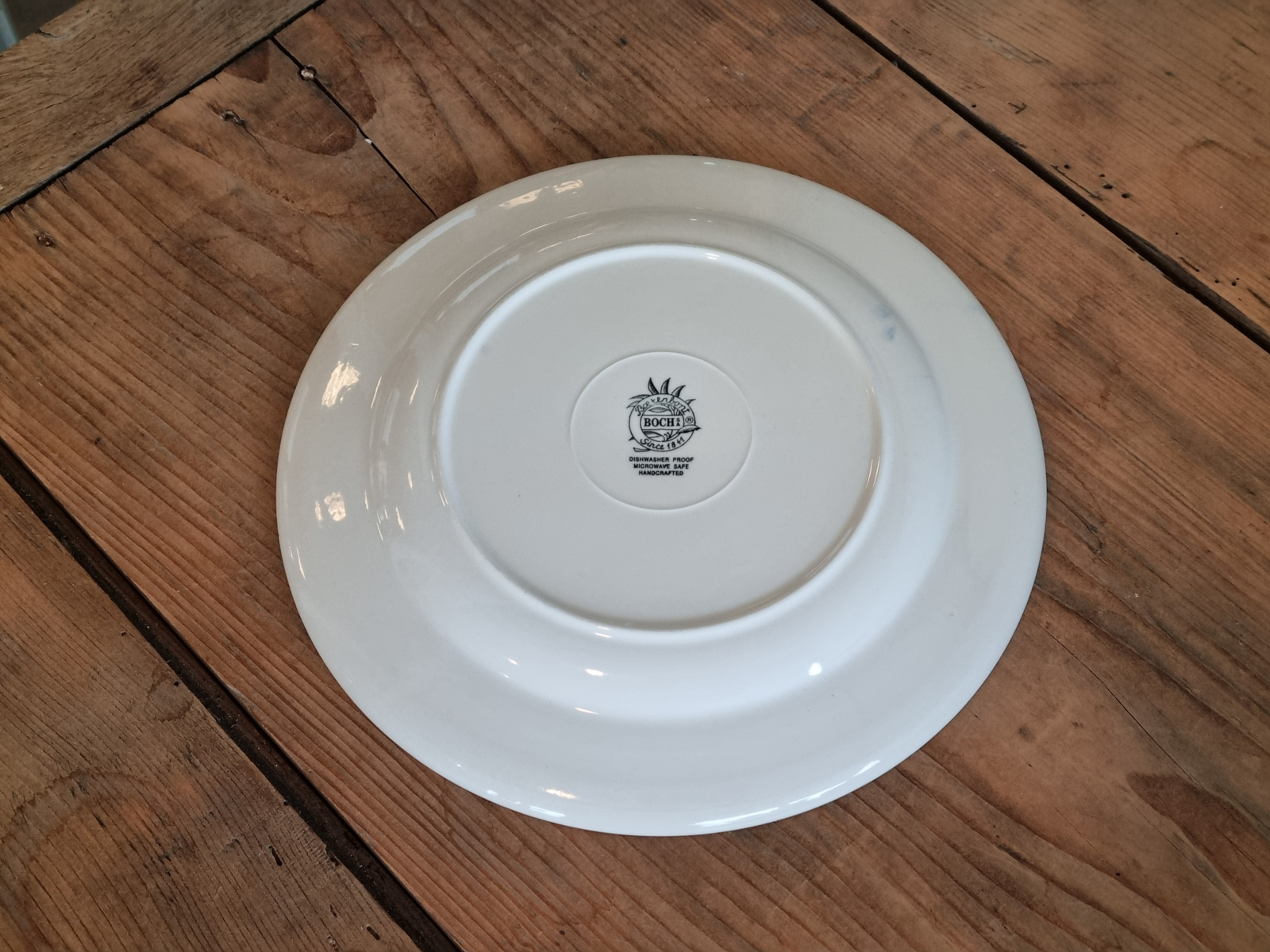 Boerenbont Boch Plat Dinerbord 24,5 cm (gebruikskrasje, zwart stempel)
