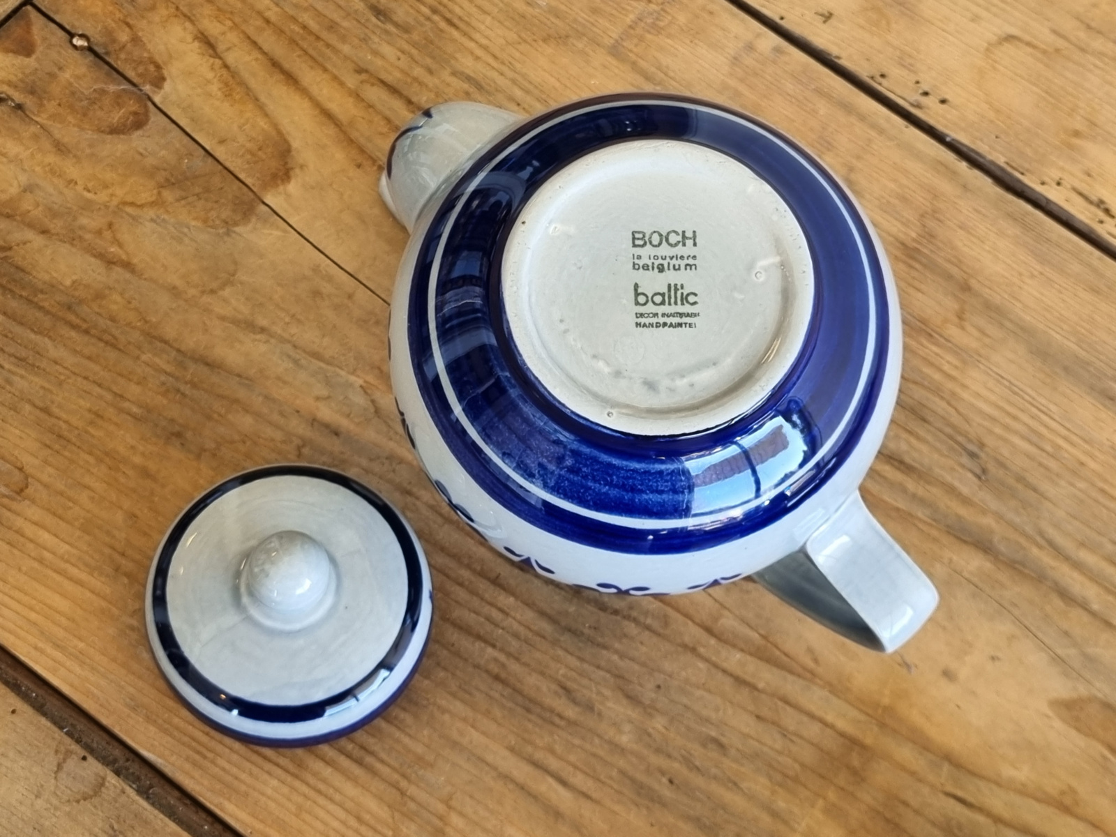 Boch Belgium decor Baltic Theepot