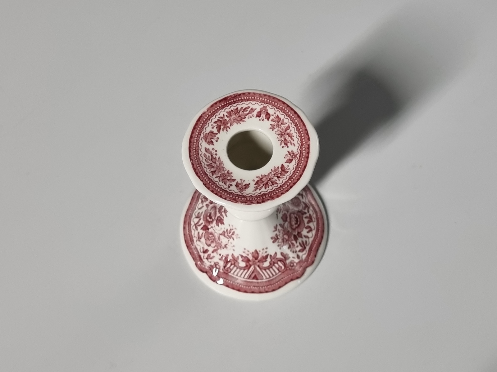 Villeroy en Boch Fasan rood Kaarsenkandelaar