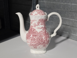 Engels rood Myott Coaching Days Koffiepot 21 cm