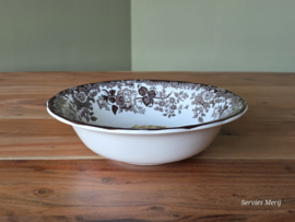 Engels Palissy Game Series hoge ronde schaal 24 cm (afb. zwijn)