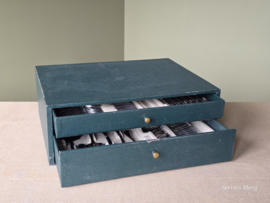 Complete bestekset 12 personen Inox parelrand 66 delen