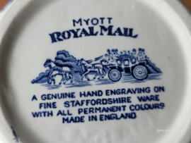 Engels blauw Myott Royal Mail waterkan 16,5 cm