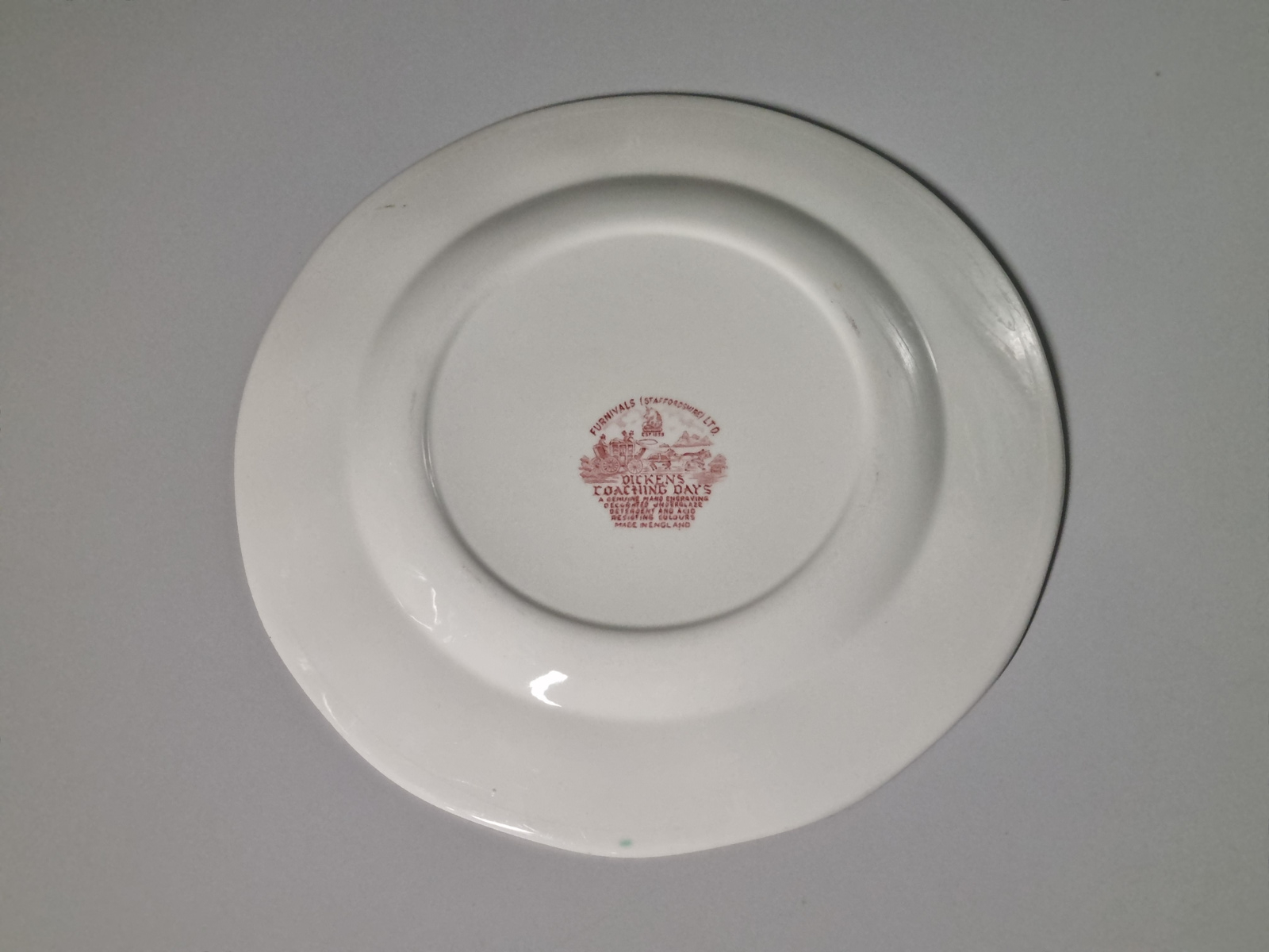 Engels rood Dickens Coaching Days Serveerbord 28 cm