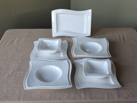 Villeroy en Boch decor New Wave dinerset 2 personen