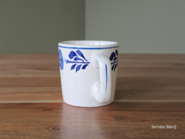 Royal Boch Boerenbont blauw Boerenblauw set 6x mok met oor Roeland 0,2 ltr