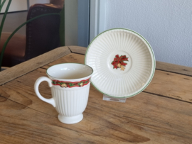 Wedgwood Christmas Time Koffie Kop en schotel