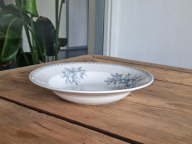 Societe Ceramique decor Chardon grijs Diep Pasta Soep Bord 23,5 cm