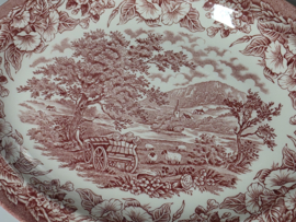 Engels rood English Ironstone Tableware EIT serviesset 10 personen (wagen)