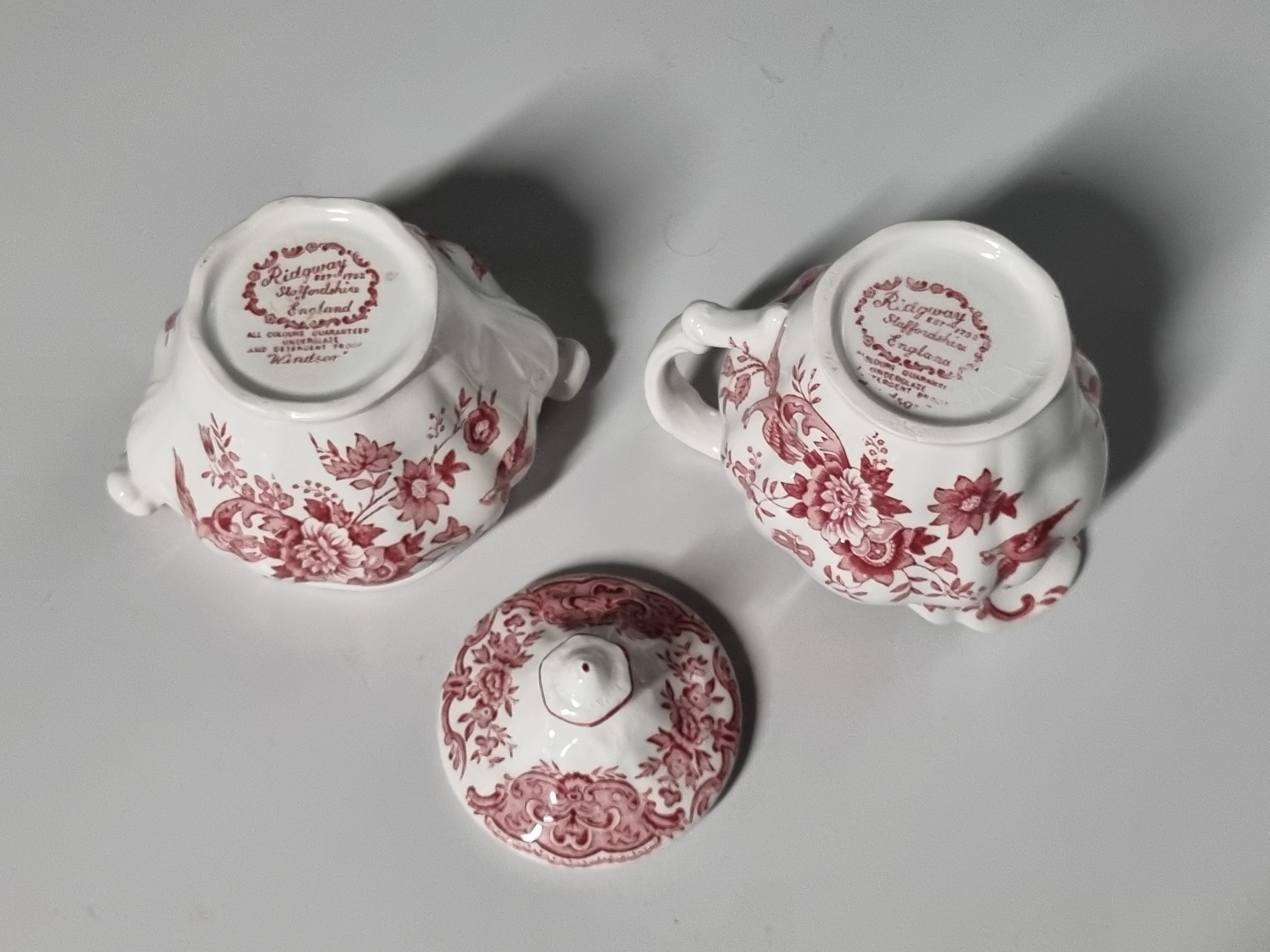Engels rood Ridgway Windsor Roomstel