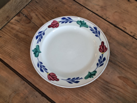 Boerenbont Boch Plat Dinerbord 24,5 cm (gebruikskrasje, zwart stempel)