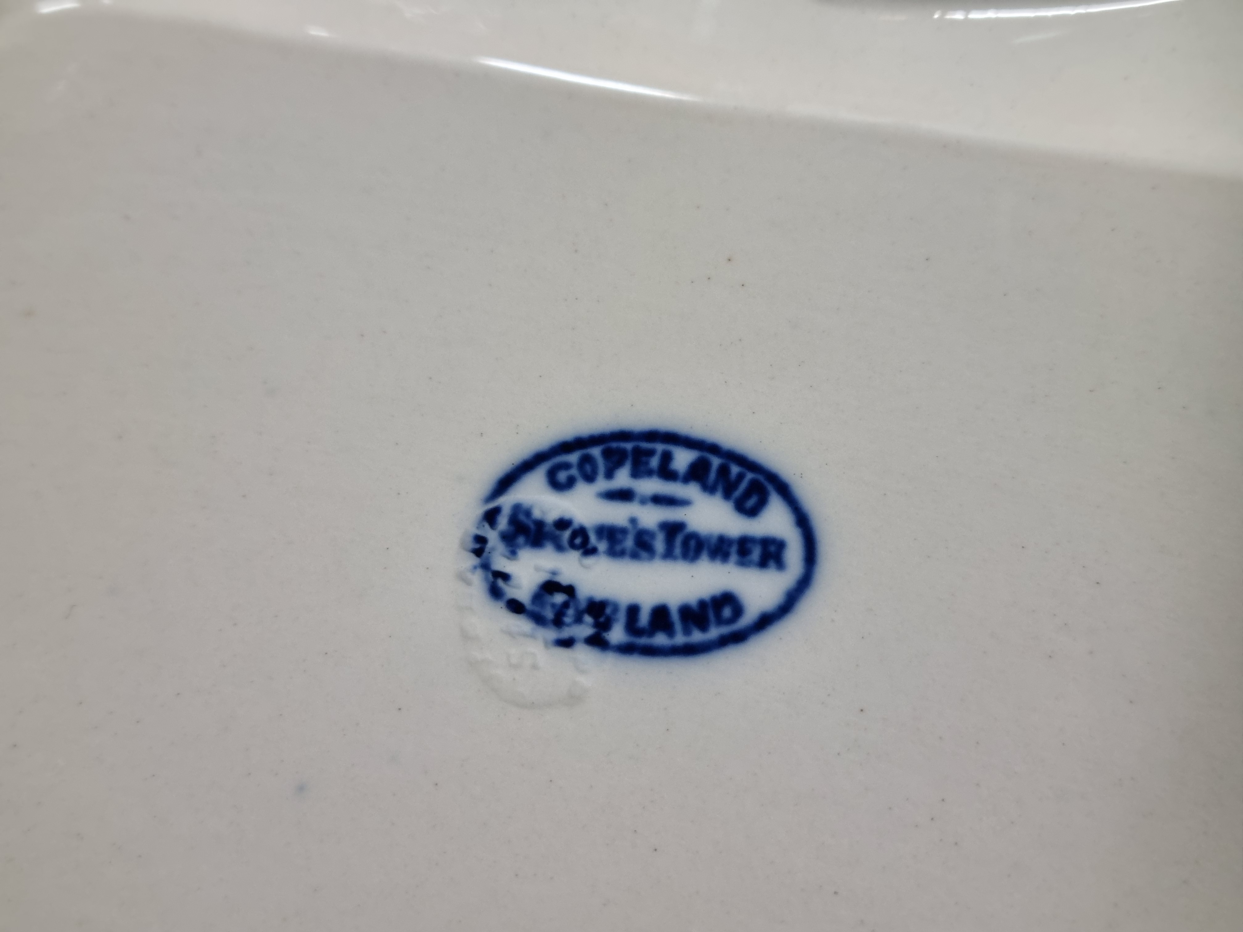 Engels Copeland Spode's Tower blauw dekschaal terrine
