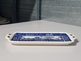 Villeroy en Boch Rusticana blauw rechthoekige schaal 34 cm