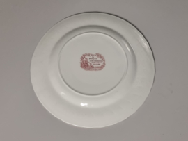 Engels rood The Hunter by Myott diner bord 25 cm