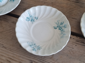 Petrus Regout decor Riva petrol Koffieservies 9-pers.