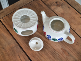 Boerenbont Boch Theepot met Theelicht model Zeeland