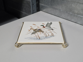 Villeroy en Boch vintage Onderzetter afb. eend