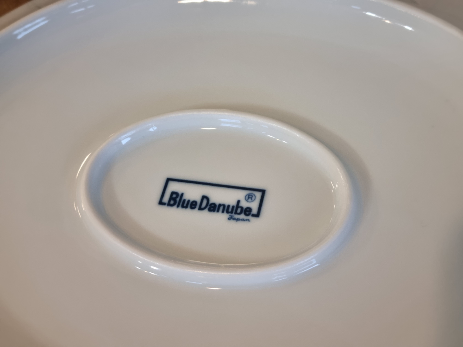 Blue Danube aardewerk Onderbord voor Soepterrine