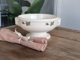 Wedgwood Moss Rose Serveerschaal op voet 17,5 cm