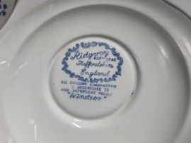 Engels Ridgway Windsor blauw kop en schotel