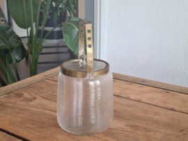 Glas Vintage Koekjespot (5) Fries Draadglas