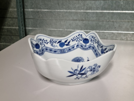 Zwiebelmuster Hutschenreuther hoge vierkante schaal 25 cm