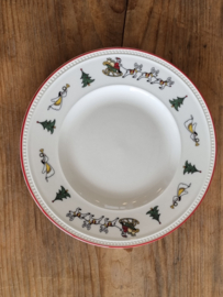 Wedgwood Windsor Christmas Kerstservies Ontbijtbord 21,5 cm