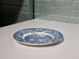 Engels blauw Ironstone Ontbijtbordje 19,5 cm (brug)