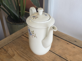 Mosa Maastricht koffiepot theepot blauwe bloem