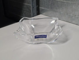 Villeroy en Boch decor New Wave glas hoge Schaal 14 cm