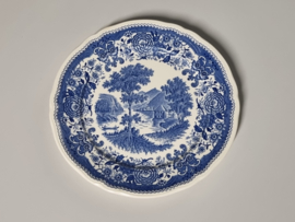 Villeroy en Boch Burgenland blauw set 6x Ontbijtbordje 19 cm