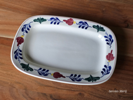 Boerenbont Boch rechthoekige schaal plateau 26 cm