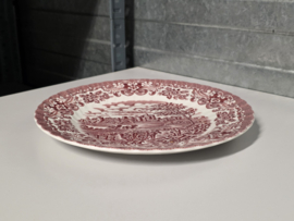 Engels rood British Anchor Olde Country Castles plat dinerbord 25,5 cm