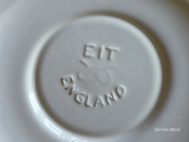 Engels rood English Ironstone Tableware EIT soepkom met schotel (Haweswater)