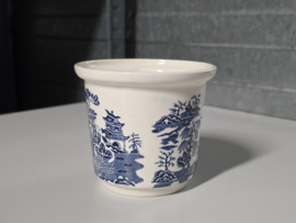 Engels blauw Mason's Willow Bloempotje 10,5 cm