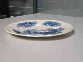 Engels blauw Johnson Bros Haddon Hall Dinerbord 25,5 cm