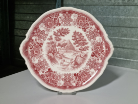 Villeroy en Boch Burgenland rood Gebakschaal Serveerschaal 28,5 cm