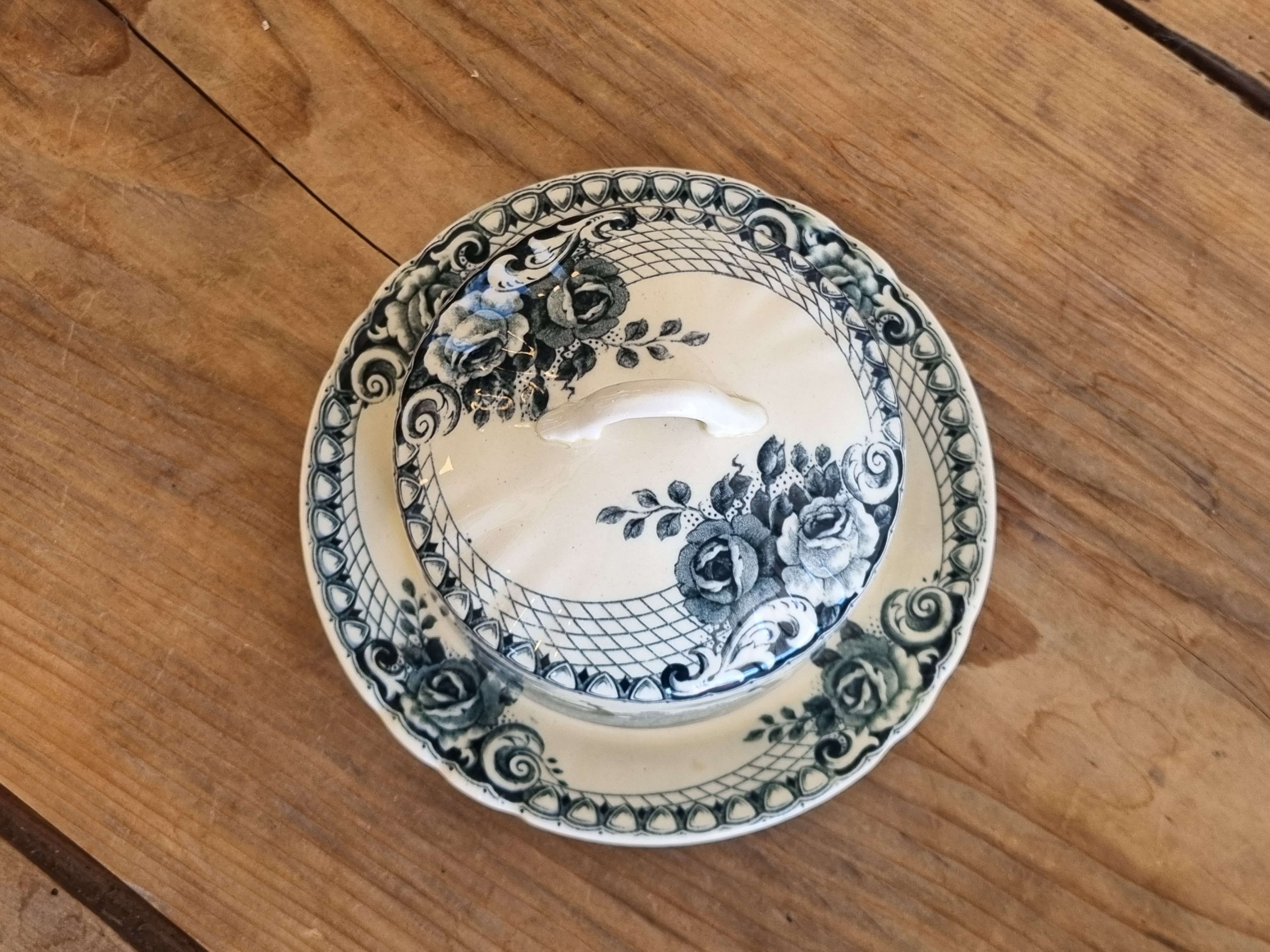 Peacock groen Societe Ceramique botervloot