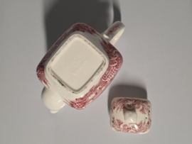 Engels rood English Ironstone Tableware EIT ontbijtservies 6 personen (wagen)