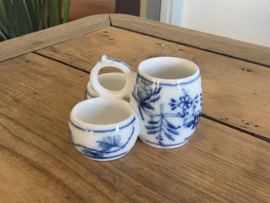 Zwiebelmuster onbekend merk Menage mosterd setje