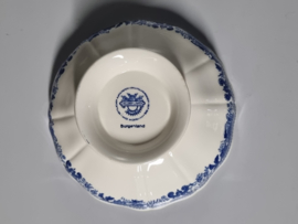 Villeroy en Boch Burgenland blauw Serveerkom op voet 19,5 cm