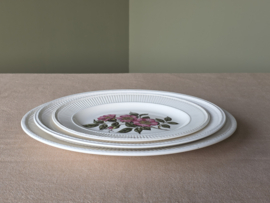 Wedgwood Briar Rose set 3x ovale schaal